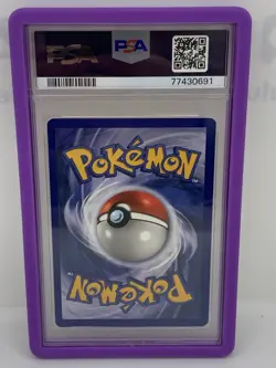 1999 Pokemon Fossil Ditto #3 Holo PSA 8 - Image 2