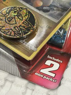 Pokemon 2 Mini Booster Packs + 1 Dragonite Promo & Coin! New! Read Description! - Image 2