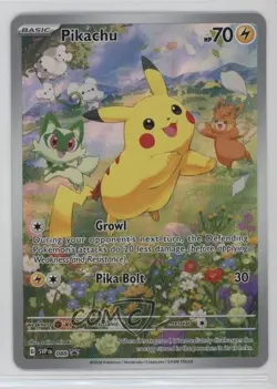 Pikachu (Paldea Adventure Chest) Holo Pokemon Scarlet & Violet Black Star Promo - Image 1