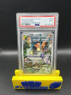 2023 Pokemon Obsidian Flames Etb Promo Charmander #44 PSA 9 - Image 1