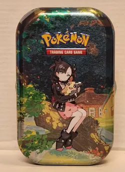 Pokemon Crown Zenith Marnie & Morpeko EMPTY Mini Tin ONLY - Image 1