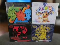 Pokemon TCG Scarlet and Violet Assorted ETB's Lot of 4 Factory Sealed - Image 1