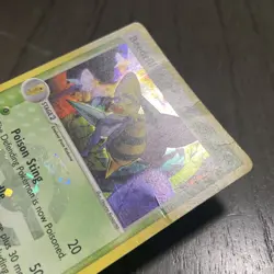 POKEMON BEEDRILL #1/112 - REVERSE HOLO RARE - FIRERED & LEAFGREEN - 90HP STAGE 2 - Image 4