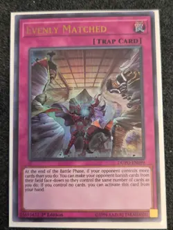 Yugioh: Evenly Matched - DUPO-EN099 - Ultra Rare - 1st Edition - NM - Image 1