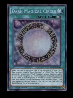 YU-GI-OH! DARK MAGICAL CIRCLE MP17-EN100 1ST EDITION SECRET RARE TCG - Image 1