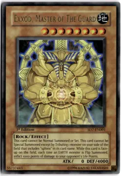 Exxod, Master of the Guard Unlimited Ultra Rare WCPP SD7-EN001 MP - Image 1