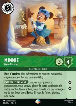 Lorcana - Minnie - Mme Cratchit - Givresort Chapitre 11 - MINT/NMINT - FR - FOIL - Image 1