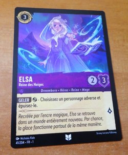 LORCANA TRADING CARD GAME DISNEY CHAPITRE 1 CARTE ELSA 41/204 FR TCG MINT - Image 1