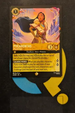 Pocahontas - Peacekeeper 22/204 Legendary Disney Lorcana Winterspell - Image 1