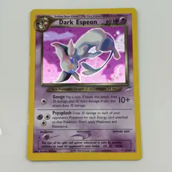 Dark Espeon Holo 4/105 Pokemon Neo Destiny Unlimited Card - Image 1