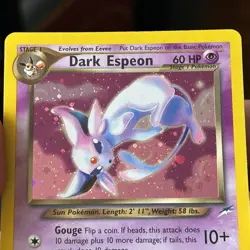 Dark Espeon Holo 4/105 Pokemon Neo Destiny Unlimited Card - Image 4