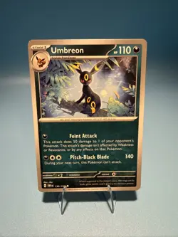 Umbreon 130/197 Reverse Holo SV03: Obsidian Flames Pokemon Card - NM - Image 1