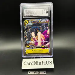 CGC GEM MINT 10 Boa Hancock P-115 Promo Card V JUMP Limited One Piece Card game - Image 1