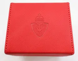 Card Guardian Deck Box 100 Cards TCG Case Small Magnetic Flip Red / Black - Image 3