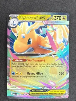 Mega Dragonite EX Pokemon TCG Foil Card 152/217 - Image 1