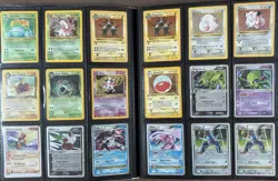 Pokemon Vintage Card Collection Lot Binder 57x Holos, WOTC, ex's, Lv.Xs - Image 1