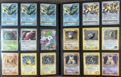 Pokemon Vintage Card Collection Lot Binder 57x Holos, WOTC, ex's, Lv.Xs - Image 2