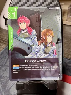 🔥🔥 GUNDAM CARD GAME GD03-105 BRIDGE CREW (R) FOIL CARD - STEEL REQUIEM 🔥🔥 - Image 1