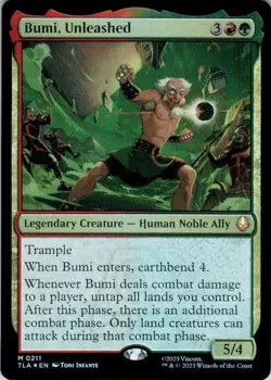 MTG Bumi, Unleashed (211) | NM Foil | Avatar: The Last Airbender {TLA} - Image 2