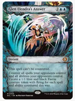 Glen Elendra's Answer (Showcase) Lorwyn Eclipsed Regular #306 MTG - Image 1
