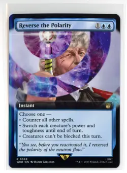 mtg WHO Reverse the Polarity #369 Extended Art Non-Foil - Image 1