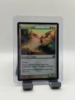 MTG, Sunblast Angel FOIL 22 Scars of Mirrodin Foil - Image 1