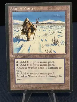MTG - Magic The Gathering - Adarkar Wastes - Ice Age - LP/EX! - Image 1