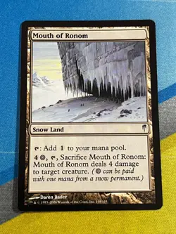 Magic the Gathering MTG Coldsnap MOUTH OF RONOM - Image 1