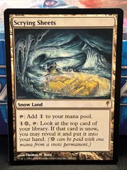 Scrying Sheets (149/155) Coldsnap NM UP MTG Magic the Gathering - Image 1
