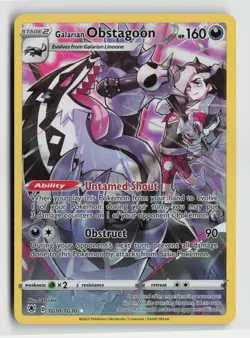 Pokemon - Galarian Obstagoon - TG10/TG30 Astral Radiance Trainer Gallery - NM - Image 1