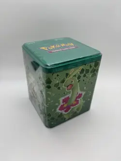 2022 Pokemon TCG Stacking Tin Sealed - Grass Type - 3 Packs - Image 1