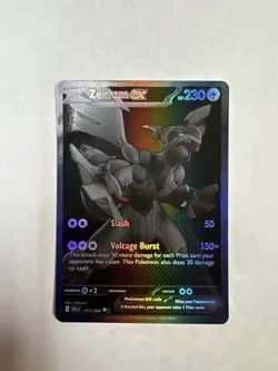 Pokemon TCG Black Bolt Zekrom EX 172/86 English Pack to Sleeve - Image 1