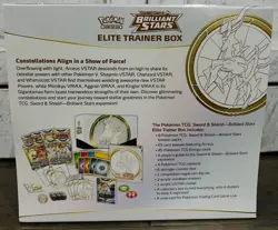 2022 NEW Pokemon Sword & Shield Brilliant Stars Elite Trainer Box ETB - Sealed - Image 2