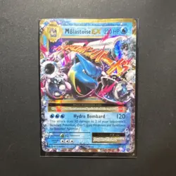 Pokemon M Blastoise EX Full Art Mega Holo Evolutions 22/108 220 HP Hydro Bombard - Image 1