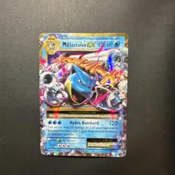Pokemon M Blastoise EX Full Art Mega Holo Evolutions 22/108 220 HP Hydro Bombard - Image 2