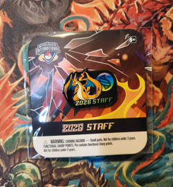 EUIC International Championships 2026 Pokemon Staff Pin (Mega M Charizard Y) - Image 1