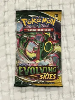 Pokemon TCG EVOLVING SKIES Booster Pack Factory Sealed/Brand New 820650808777 - Image 1