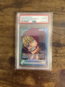 2023 One Piece Donquixote Rosinante OP05 Alternate Art #022 PSA 10 Gem Mint - Image 1