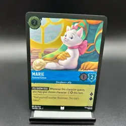 Disney Lorcana Ch 7 Archazia’s Island #166/204 Marie Favored Kitten UC Cold Foil - Image 1