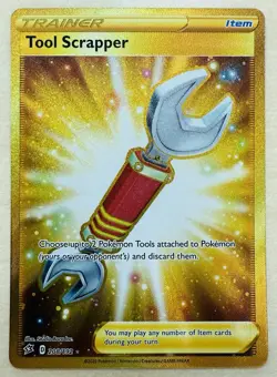Tool Scrapper 208/192 Rebel Clash Full Art Gold Secret Rare Pokemon Card - Image 1
