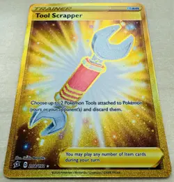 Tool Scrapper 208/192 Rebel Clash Full Art Gold Secret Rare Pokemon Card - Image 2