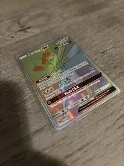 Pokemon Kartana GX 117/111 SM Crimson Invasion Ultra Rare Full Art Holo Card - Image 3