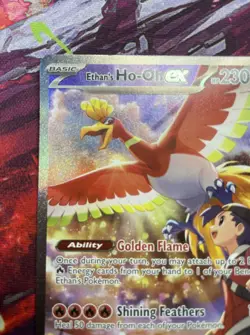 Pokemon Ethan's Ho-Oh EX Card 230/182 Scarlet and Violet Destined Rivals Mint/NM - Image 2