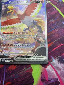 Pokemon Ethan's Ho-Oh EX Card 230/182 Scarlet and Violet Destined Rivals Mint/NM - Image 5