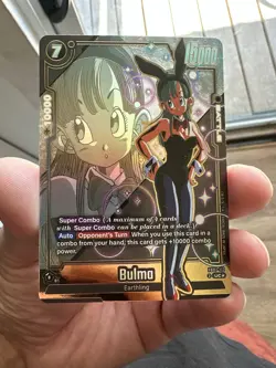 Bandai Dragon Ball Super Card Game Bulma Super Combo Foil Battle Card FB07-113 - Image 1