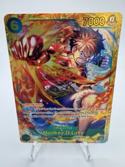 One Piece Monkey D. Luffy Card Game OP13-118, Carrying On His Will SEC - Image 1
