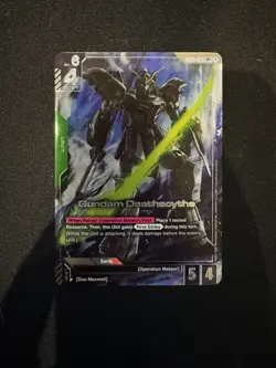 Gundam Card Game TCG GD01-025 LR+ Alt Art Gundam Deathscythe - Image 1