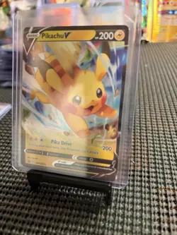Pikachu V SWSH285 SWSH: Sword & Shield Promo Cards Holo - Image 1