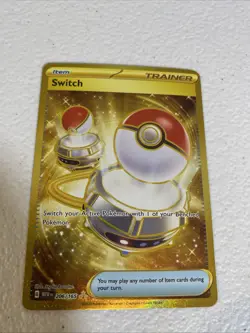 Pokemon TCG Switch Scarlet & Violet 151 Hyper Rare Card 206/165 Holo NM - Image 1