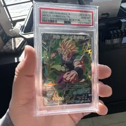 Broly, Omen of Evolution EX19-12 Dragon Ball Super Card Game PSA 10 GEM MINT - Image 1